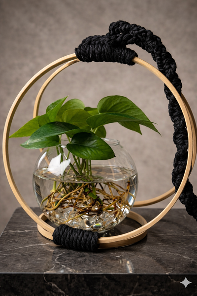 Black - Large Hoops