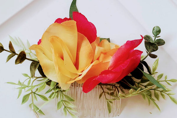 Bridal Hair Comb, Flower Girl