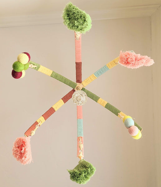 Crib Mobile - Large, color block